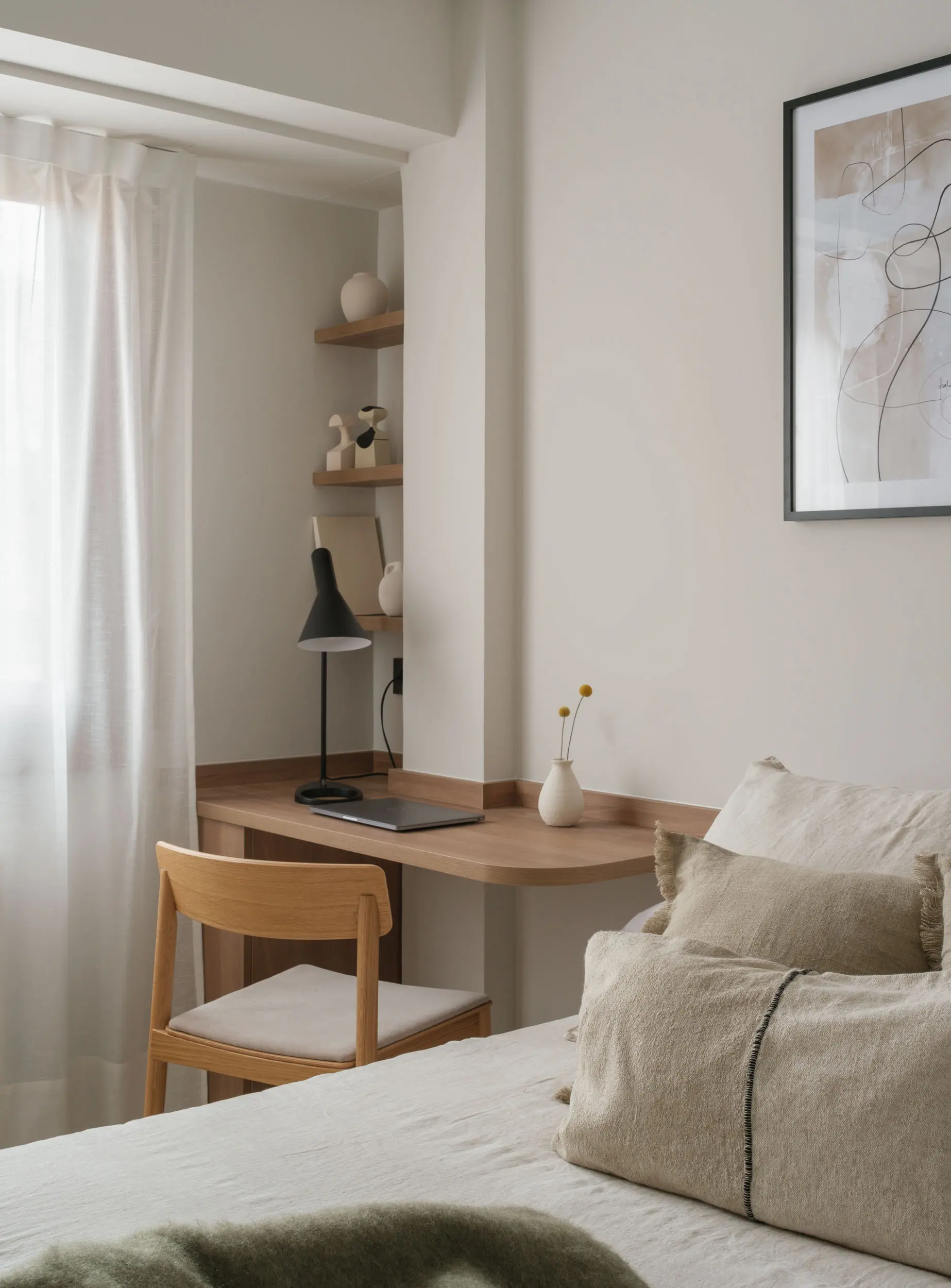 Fotografía de interiores escritorio vivienda en Rekalde Fotografía de interiores escritorio vivienda en Rekalde