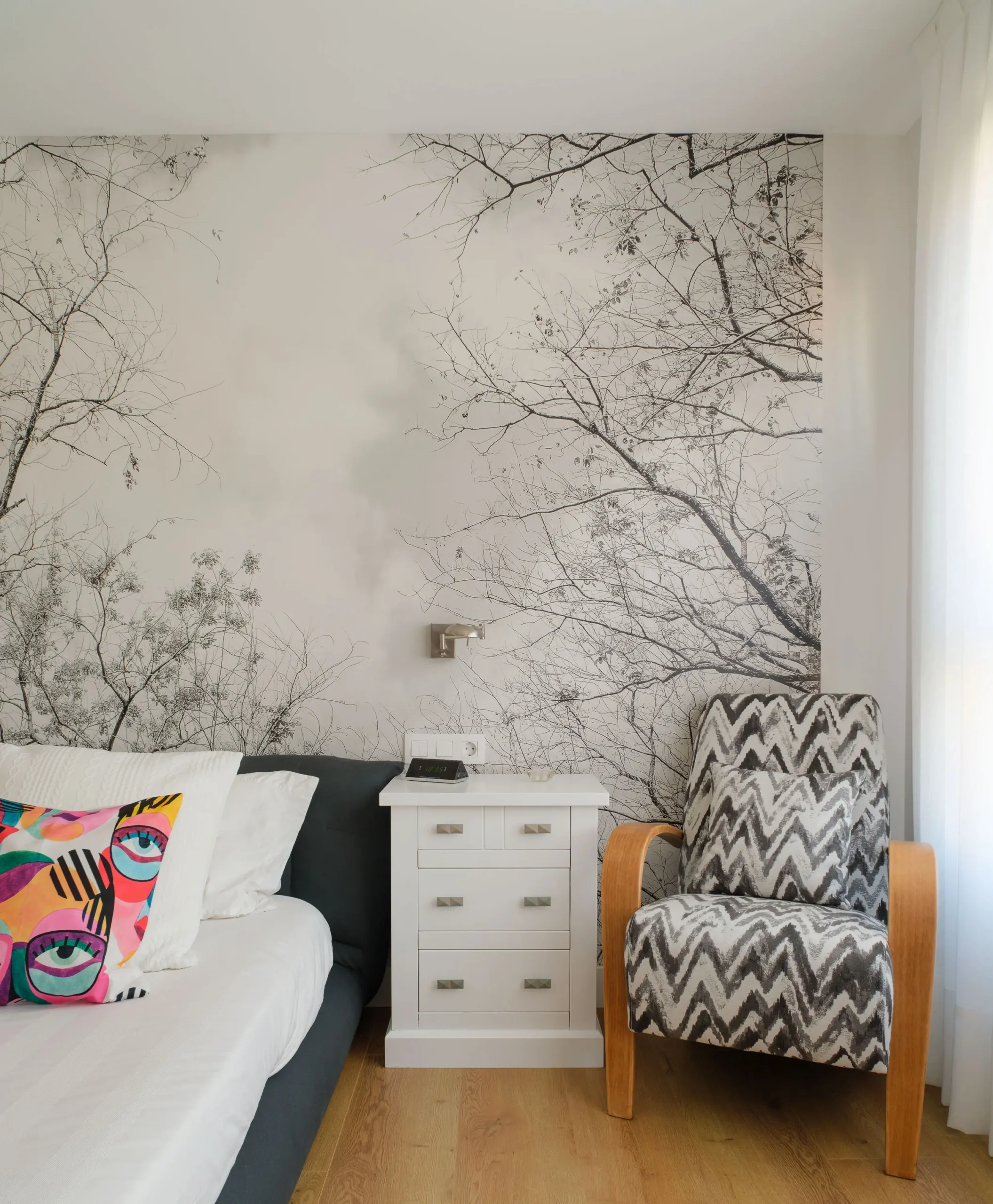 Fotografía interiores mesilla vivienda Getxo Fotografía interiores mesilla vivienda Getxo