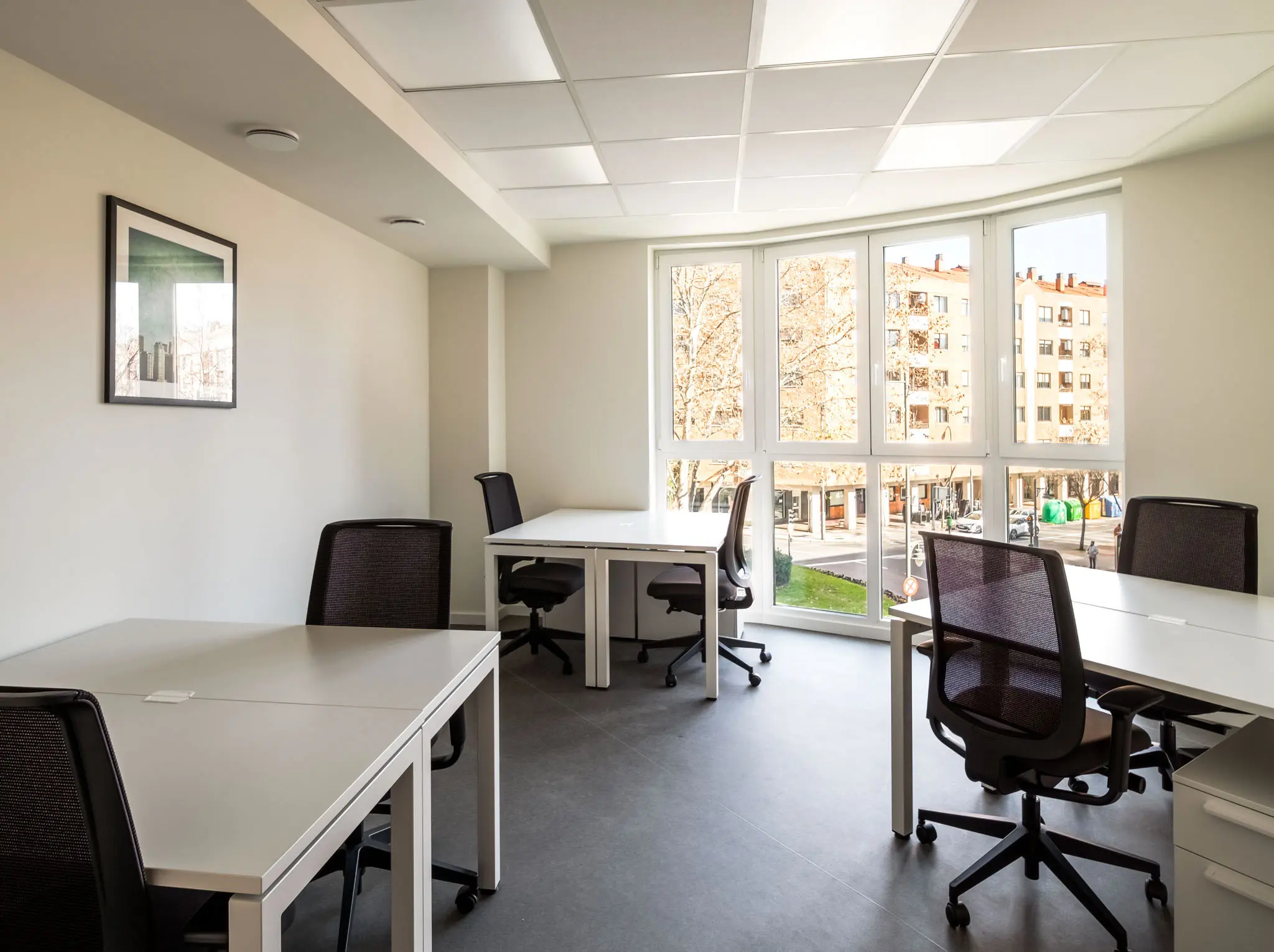 Architectural photography Regus Logroño office desks Architectural photography Regus Logroño office desks