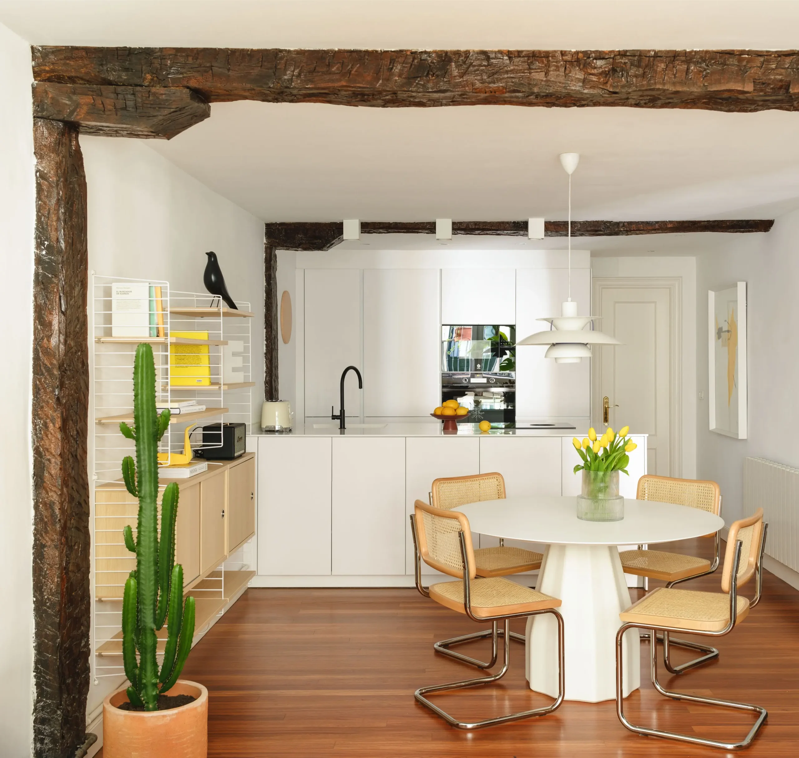Fotografía interiores salón cocina casa Aizkorri Fotografía interiores salón cocina casa Aizkorri