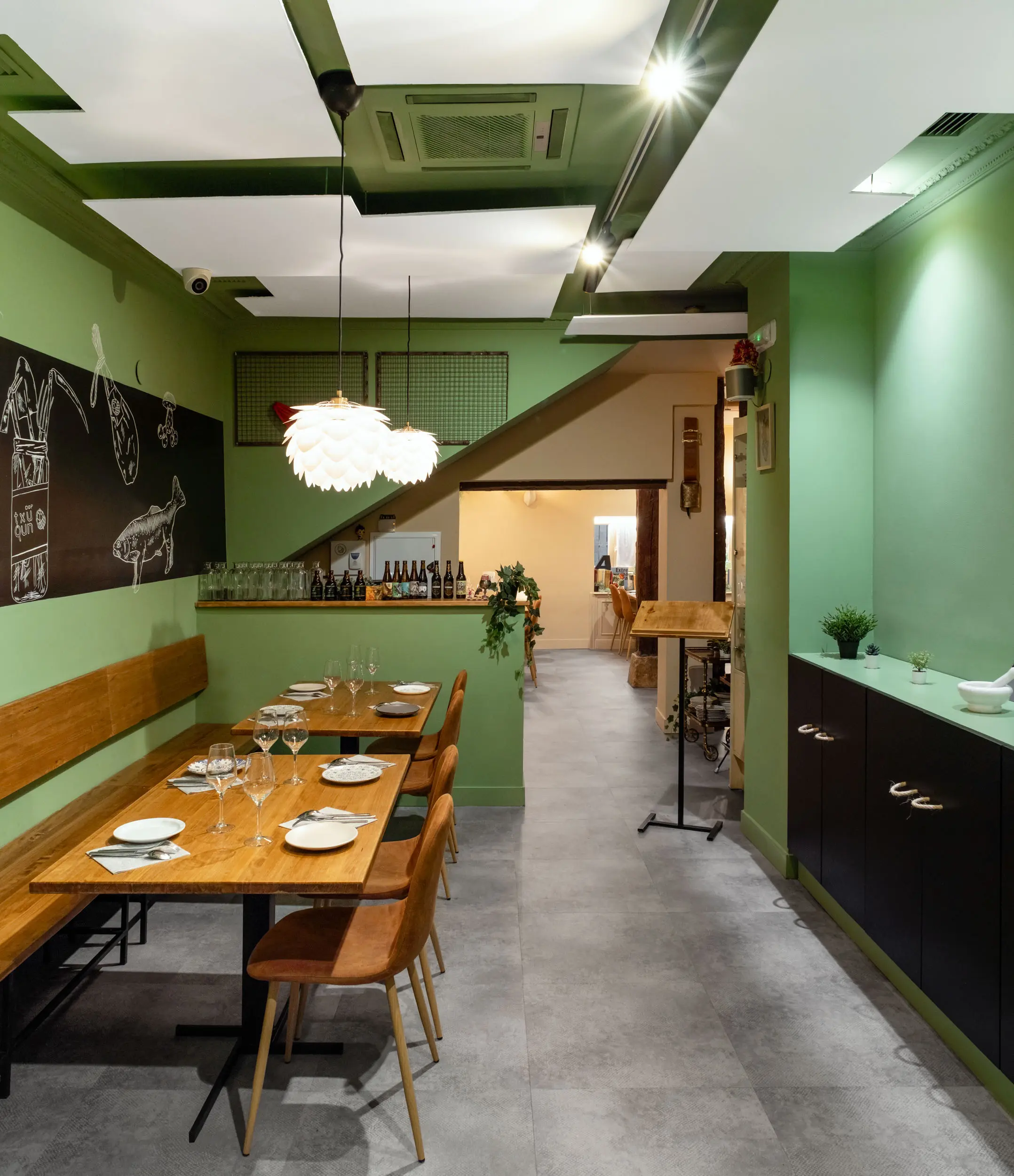 Fotografía interiores comedor Txuqun Fotografía interiores comedor Txuqun