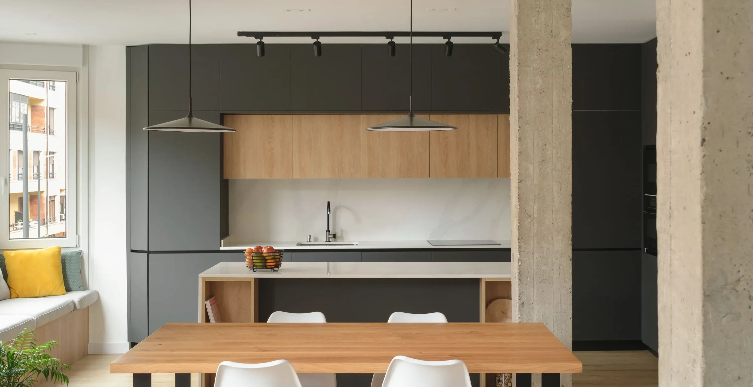 Interior photography living room kitchen living room in bilbao Interior photography living room kitchen living room in bilbao
