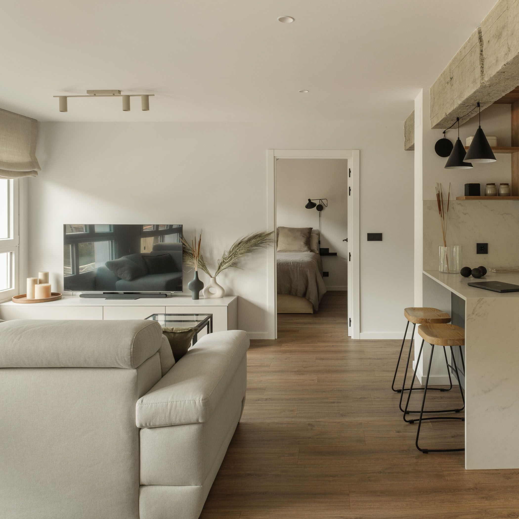 vivienda-soraluze fotografía general del salón