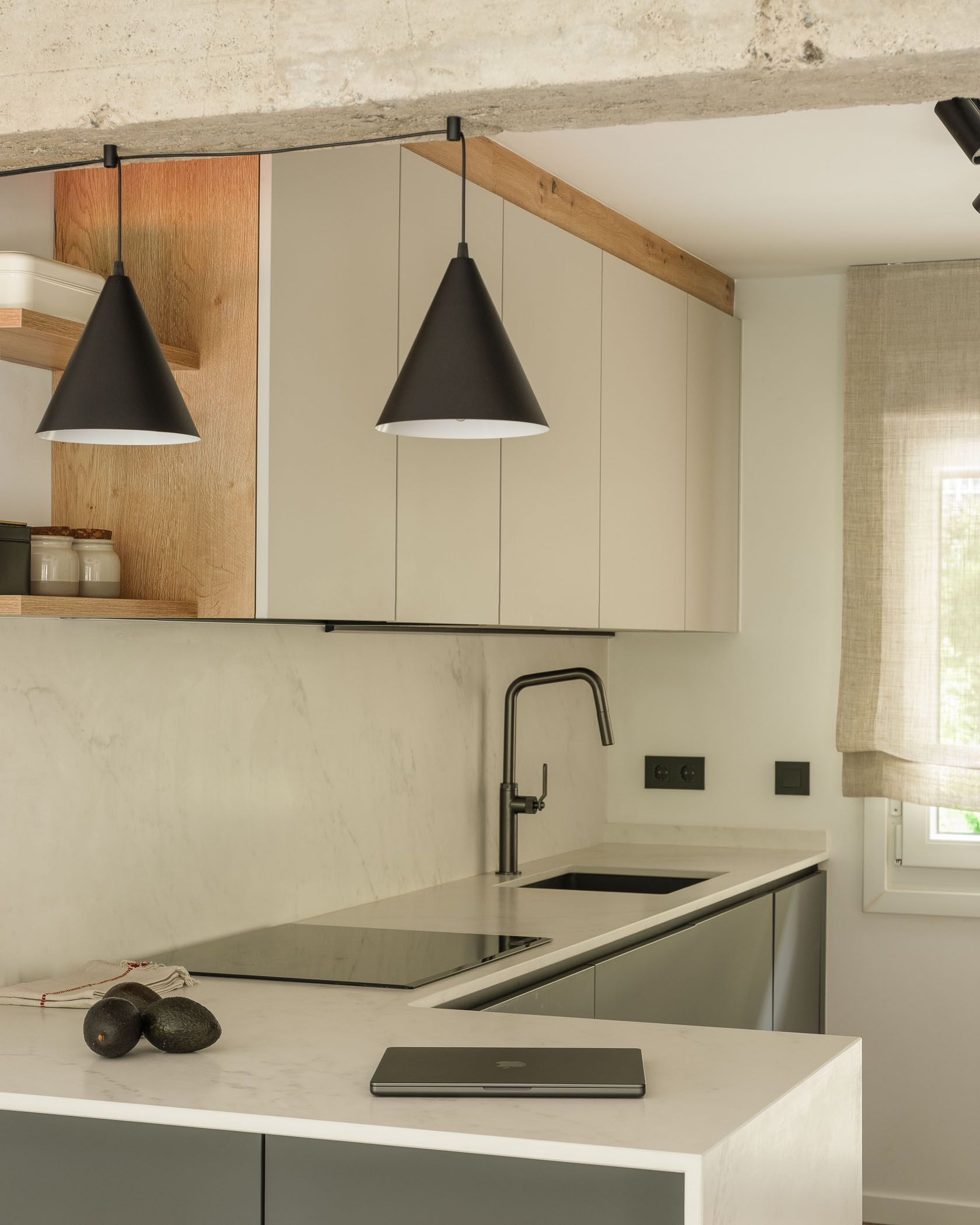 vivienda-soraluze fotografía de la cocina de la vivienda