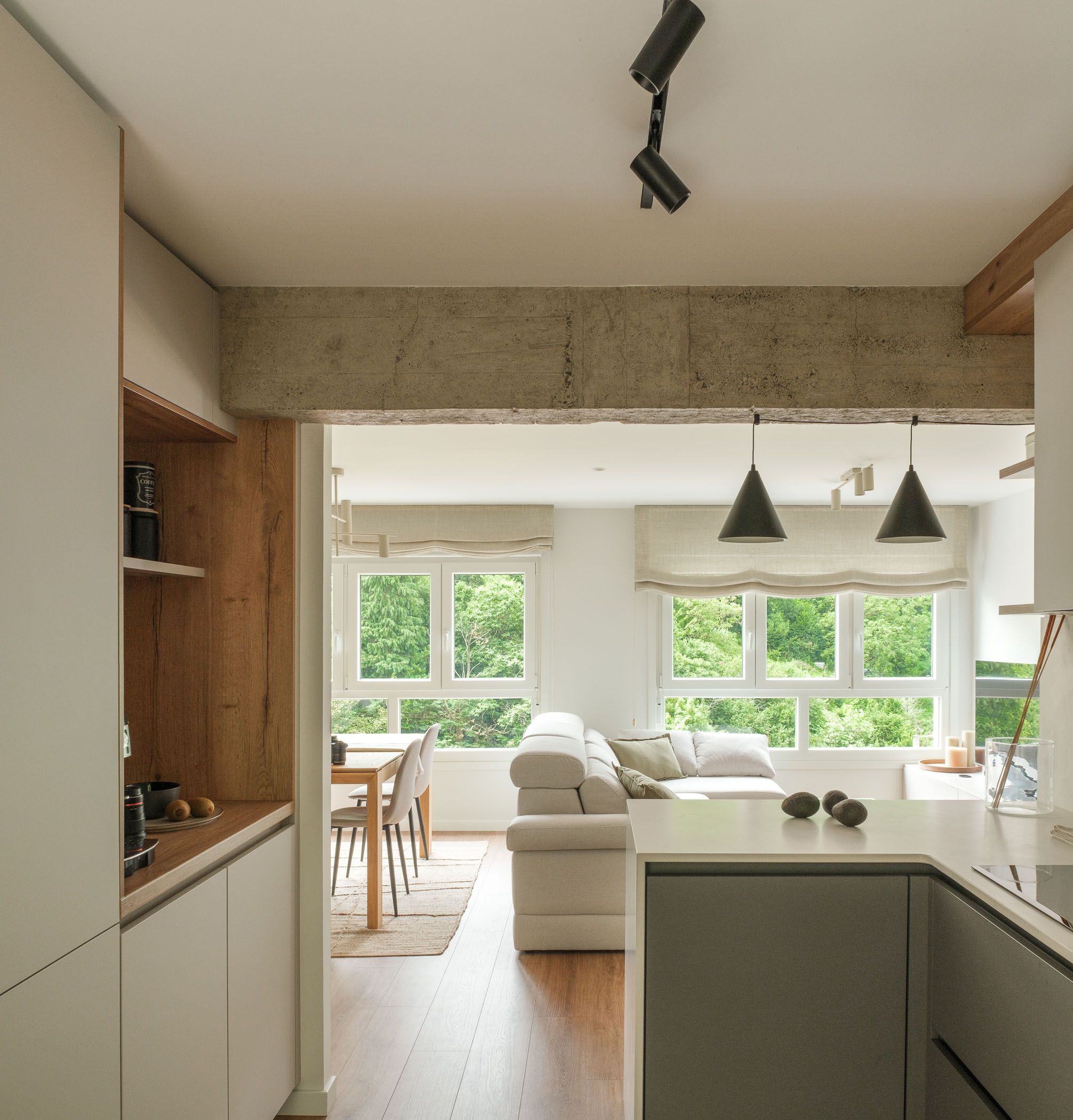 vivienda-soraluze comedor de la vivienda en olabarri kalea